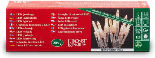 Konstsmide LED Lichterkette 20x LEDS Indoor