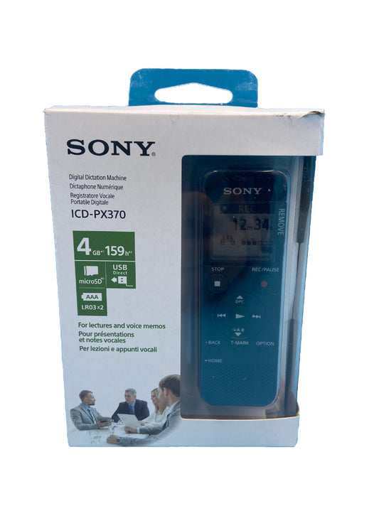 *B-WARE* Sony ICD-PX 370 Diktiergerät / Sprachrekorder 4 GB
