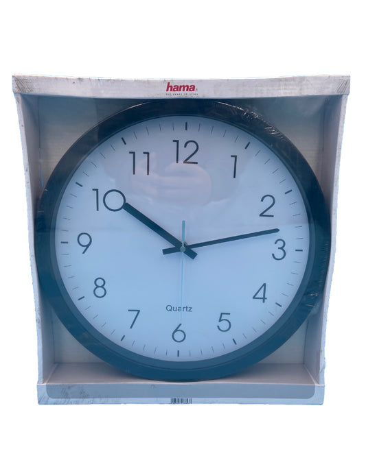 HAMA Quartz Uhr mit analoger Zeitanzeige