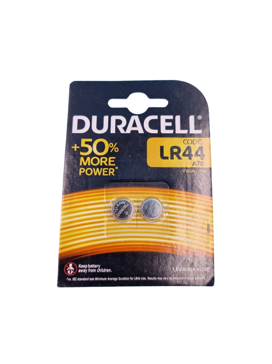Duracell LR44 Batterie 2 Stück (0,50€/Stück)