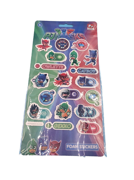 PJ Mask Schaumstoff Sticker 20 Stück Set (0,05€/Stück)