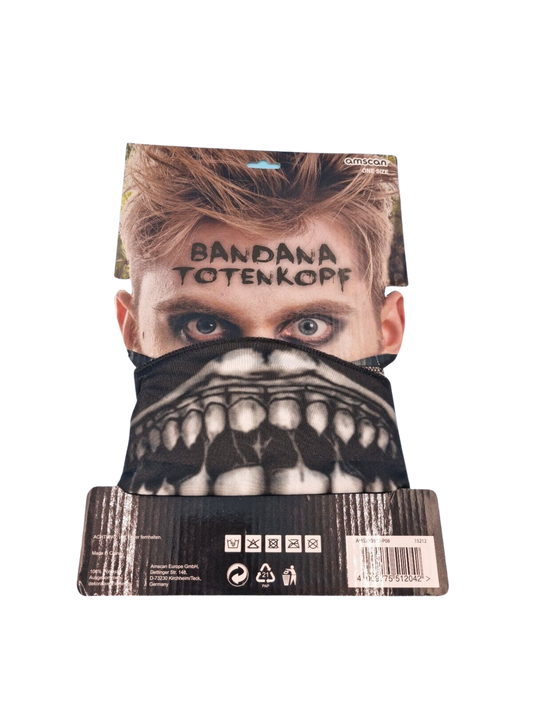 Halloween Kinder Tuch Bandana Maske Totenkopf