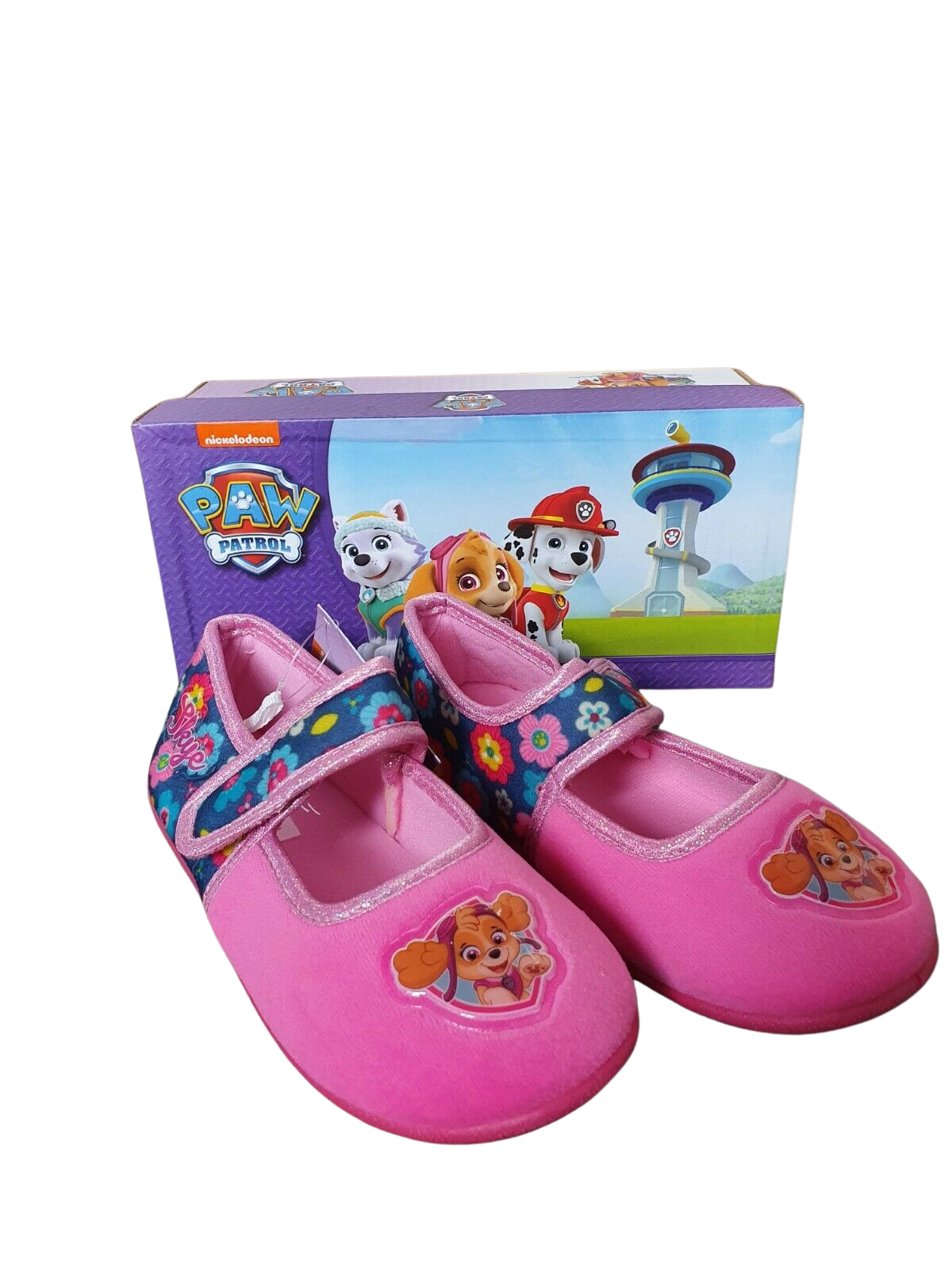 Paw Patrol Hausschuhe Ballerina Pantoffeln Hausschuhe Skye für Mädchen