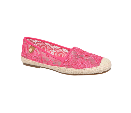 Tamaris Espadrilles Slipper Halbschuh Pink Fuchsia Größe 38