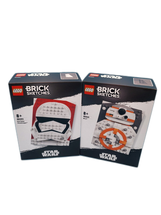 LEGO® DEAL Star Wars™ Stormtrooper™ Brick Sketches™ 40431 + 40391